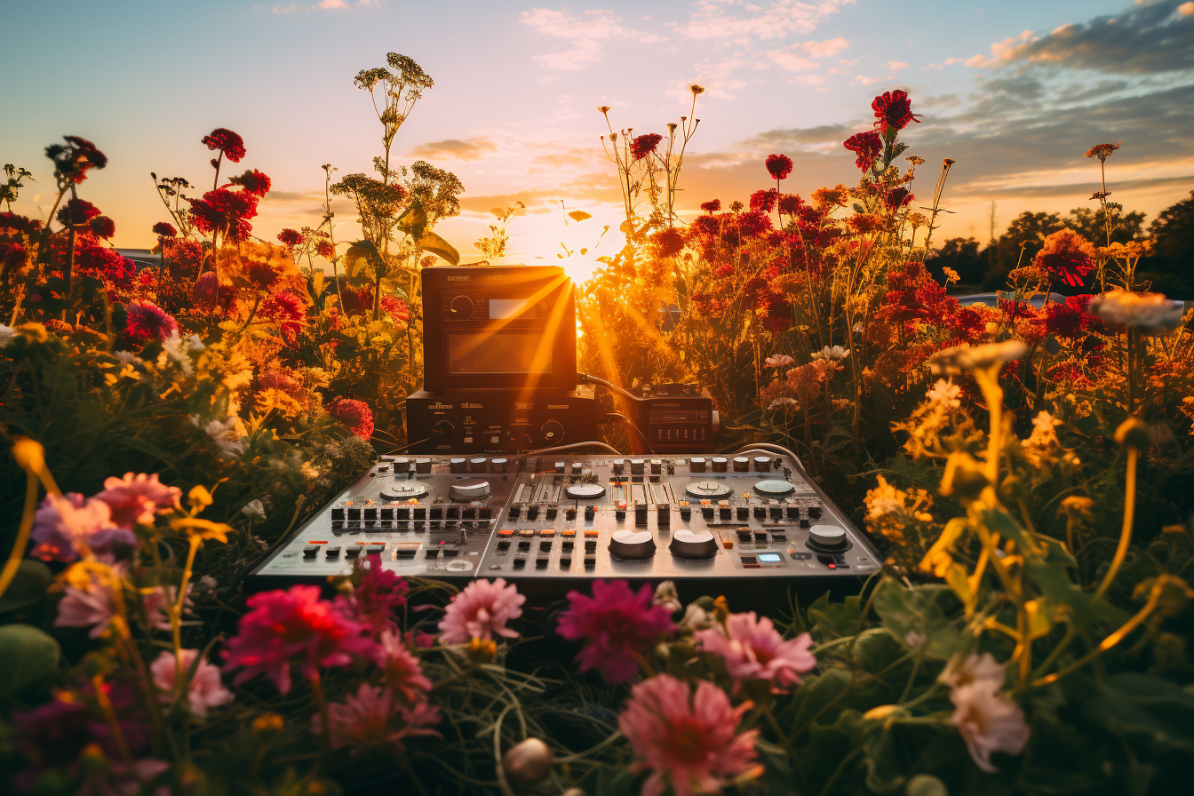decenteredmedia_a_colour_photograph_of_a_DJ_mix_console_stood_i_e70bf00f-fccc-4fcb-8bf1-5bd485827b3c
