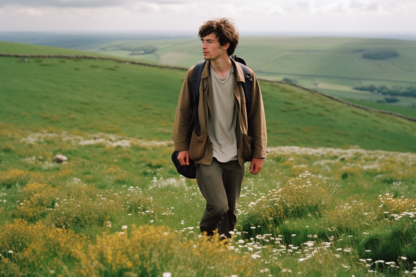 Decentered-Media_a_young_man_dressed_in_casual_clothes_walking__d8150102-1877-46d9-903a-b56c0627d2fc