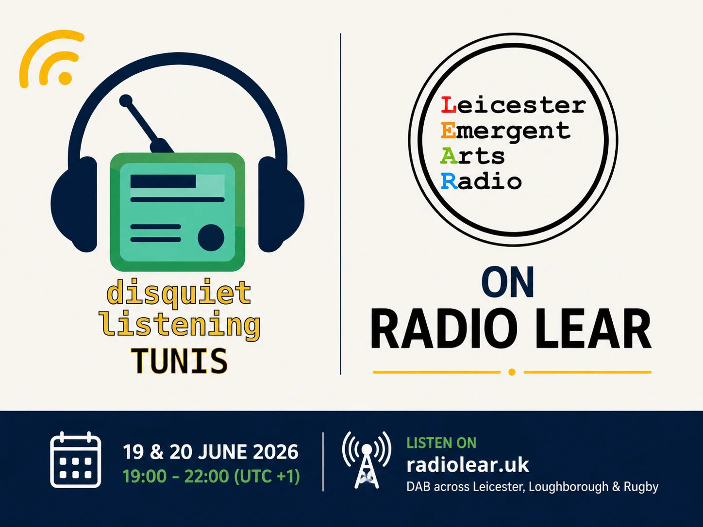 Disquiet Listening – Tunis Comes To Radio Lear